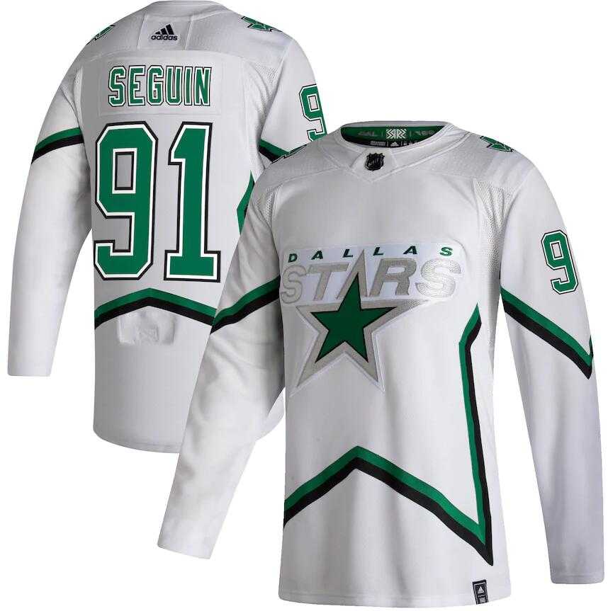 Stars 91 Tyler Seguin White 2020-21 Reverse Retro Adidas Jersey Dzhi,We sell and wholesale Stars 91 Tyler Seguin White 2020-21 Reverse Retro Adidas Jersey Dzhi on line form chian!